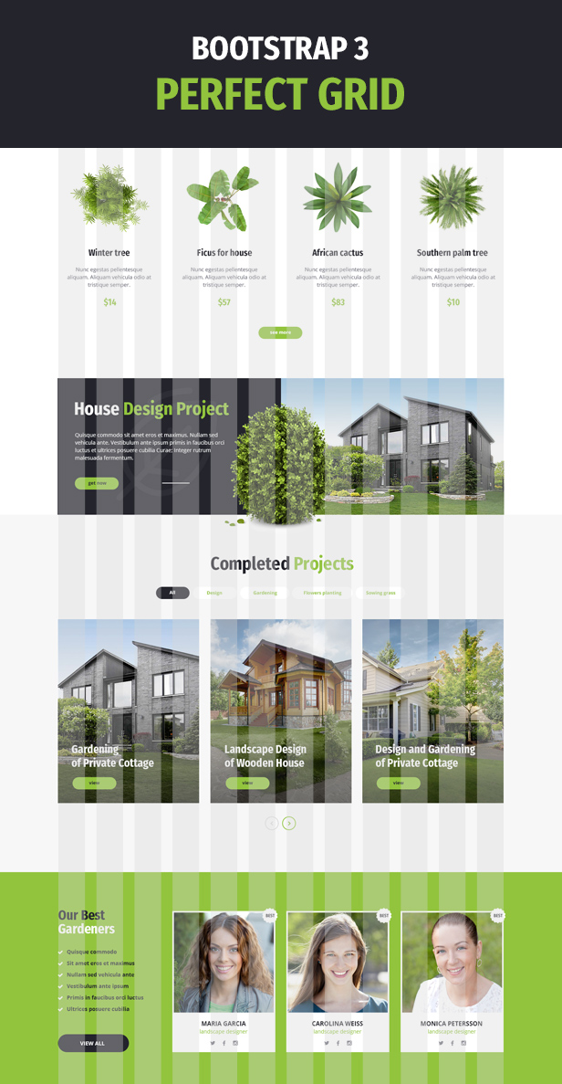 Garden and Landscape Design Company | Crocus Gardening  HTML Template - 3
